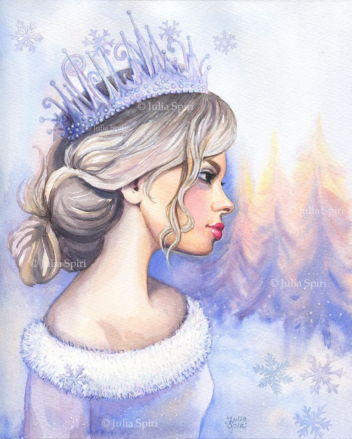 Зимняя Королева портрет