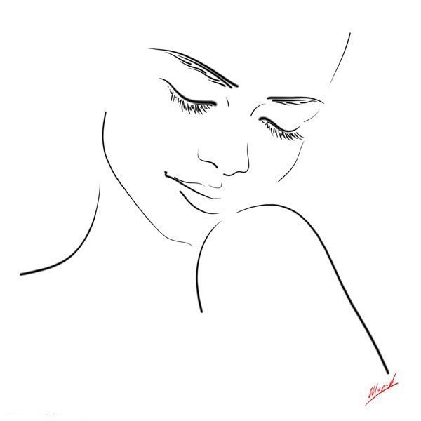 Стилизованные женские силуэты