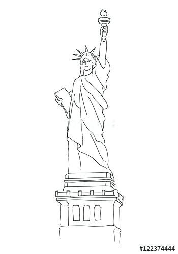 Статуя Христа-Искупителя нарисованная