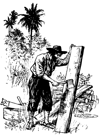 Робинзон Крузо черно белые иллюстрации