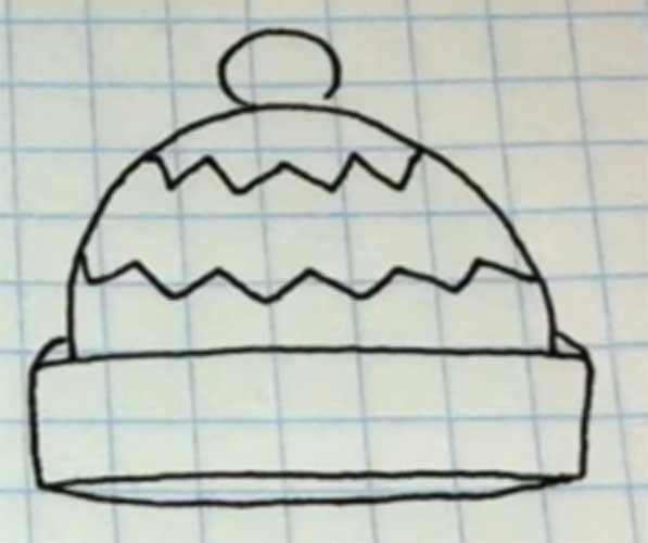 Шапка Мономаха рисунок лёгкий