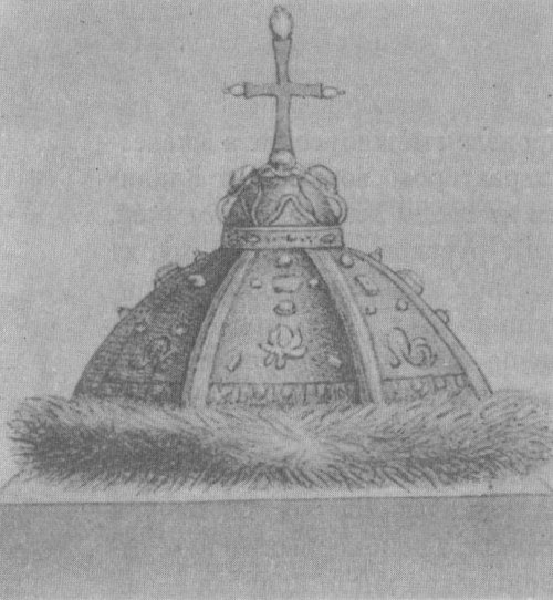 Шапка Мономаха скипетр и держава рисунки