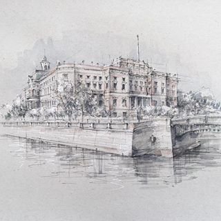 Михайловский замок Графика