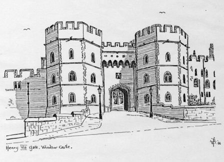 Виндзорский замок рисунок