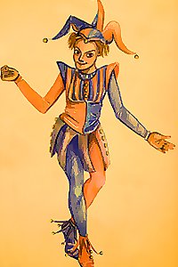 Шут Арлекин Скоморох