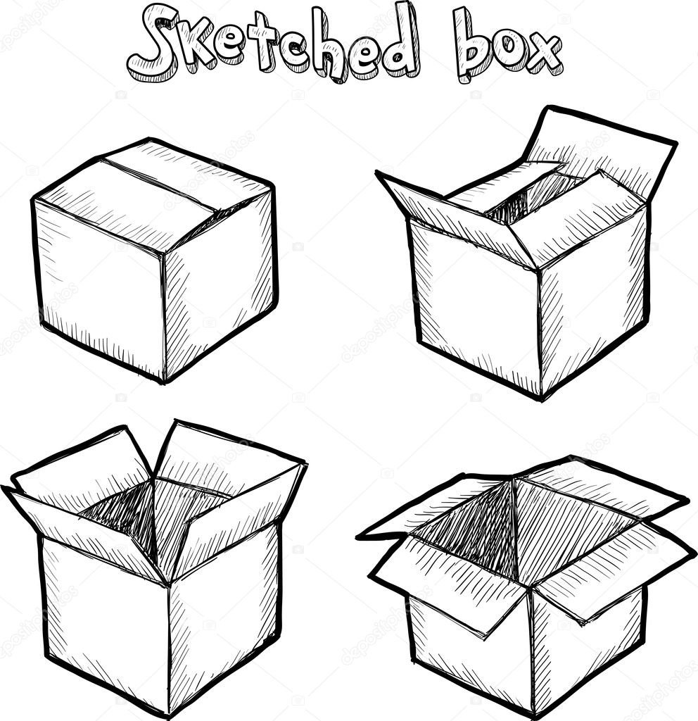 Коробка с карандашами