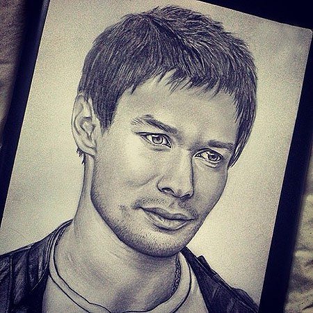 Сергей Лазарев портрет нарисовать