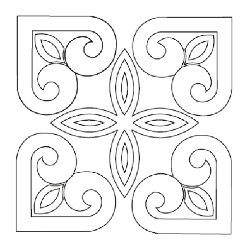 Башкирский узор орнамент трафарет