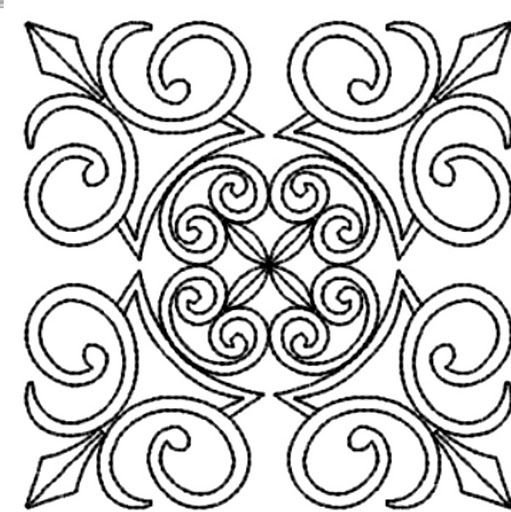 Узор в квадрате эскизы