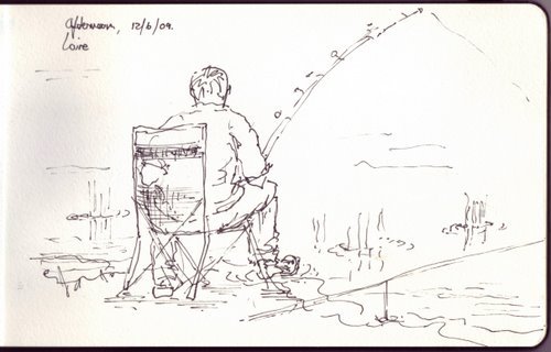 Скетч Рыбак