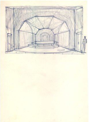 Эскиз театральной декорации