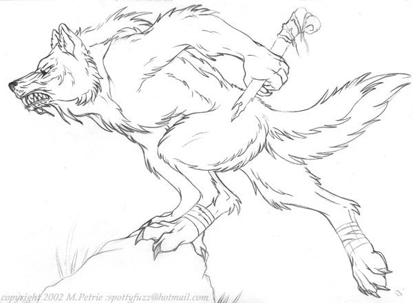 Оборотень карандашом для начинающих