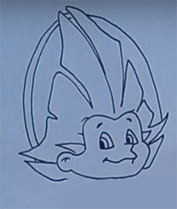 Рисунок на тему Незнайка