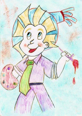 Рисование Незнайки