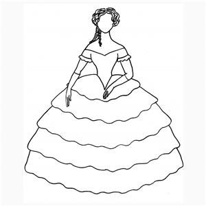 Женский образ карандашом