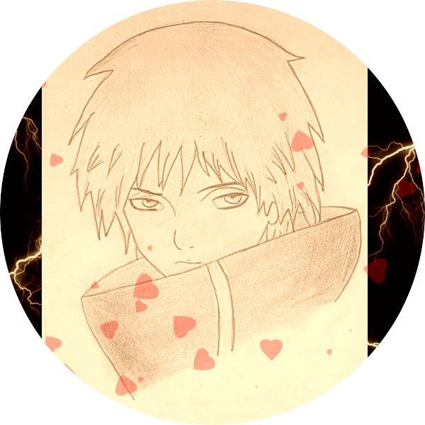 Сасори рисунок карандашом