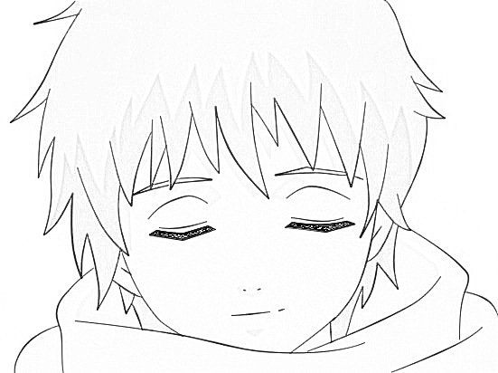 Сасори черно белый