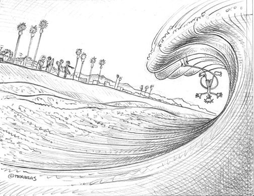 ЦУНАМИ раскраска