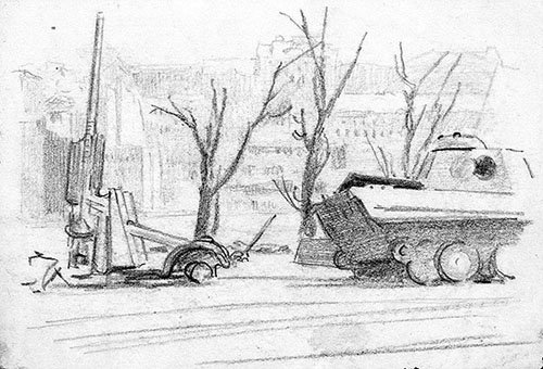 Сталинград рисунок карандашом