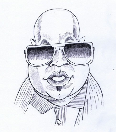 Шарж карандашом для начинающих