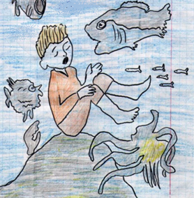 Нарисовать иллюстрацию к сказке случай с Евсейкой