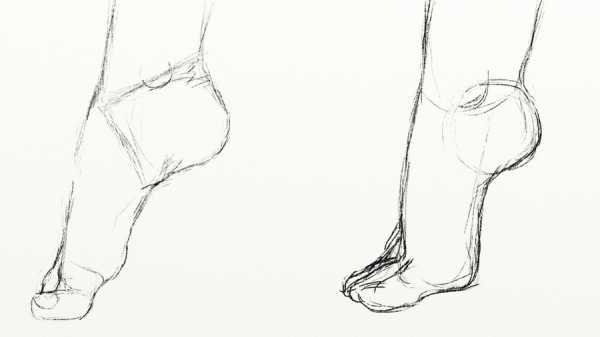 Рисование ногами карандашом