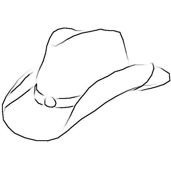 Шляпа рисунок карандашом