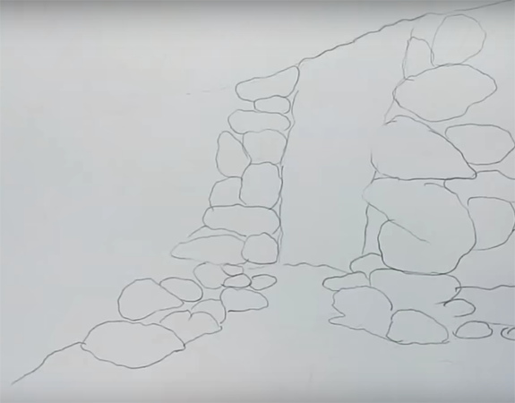 Рисование на камнях старшая группа