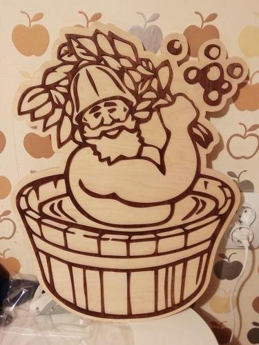 Выжигание по дереву для бани