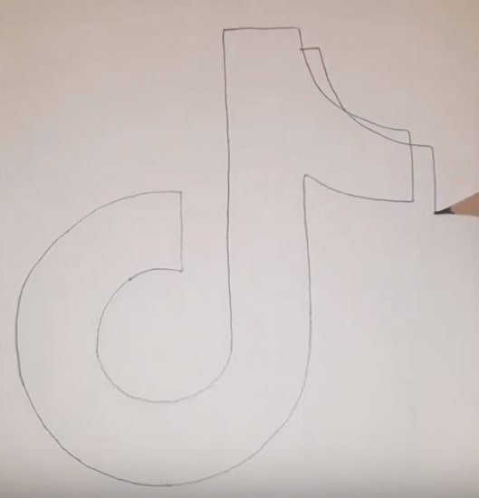 Как легко нарисовать тик ток