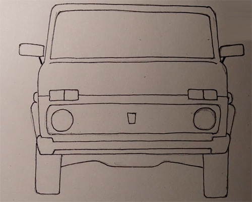 Срисовывать ниву