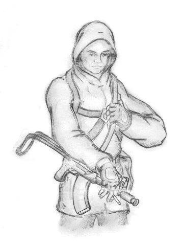 Сталкер рисунки