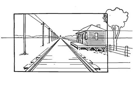 Линия горизонта перспектива линия схода точка схода