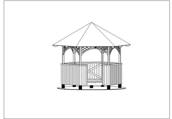 Беседка для рисования