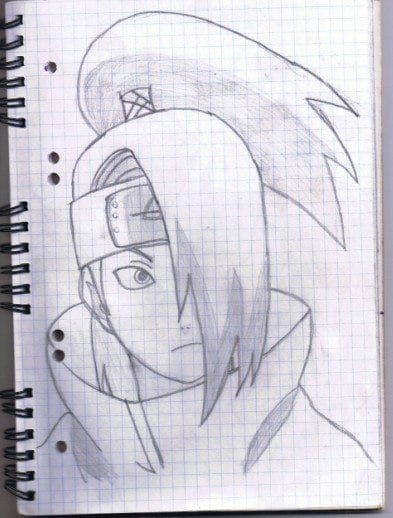 Дейдару из Наруто карандаш