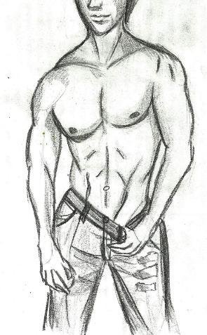 Рисунки для срисовки парни