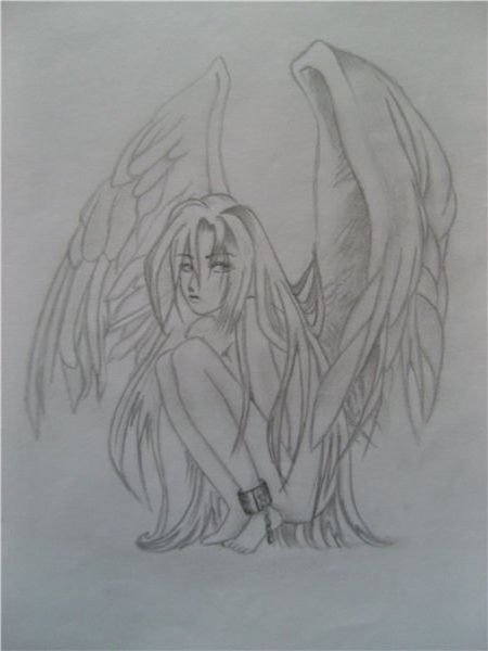 Ангелы и демоны карандашом легко