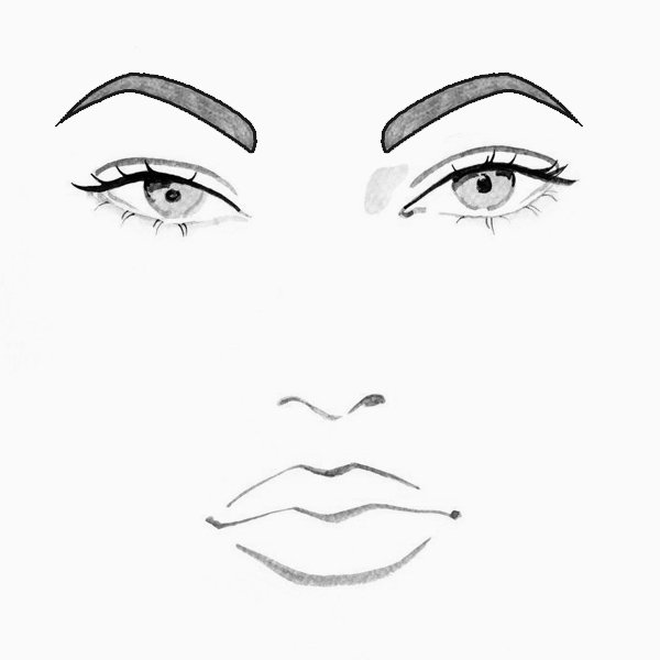 Брови для срисовки