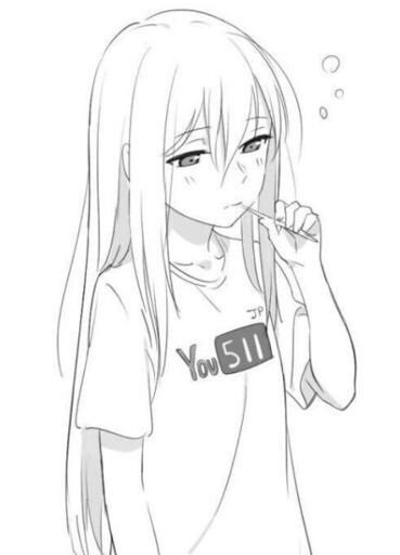 Аниме девочки для срисовки
