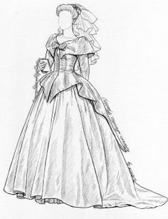 Стиль Ампир в одежде 19 века рисунок