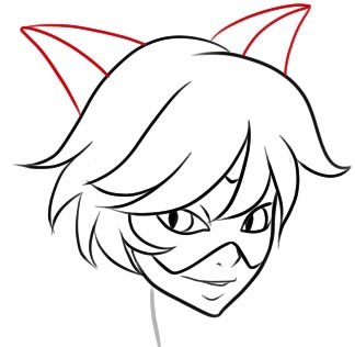 Легкий рисуется супер кот