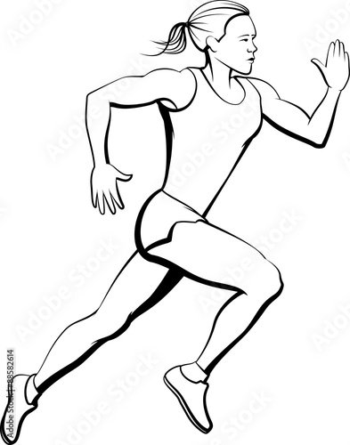 Легкая атлетика карандашом