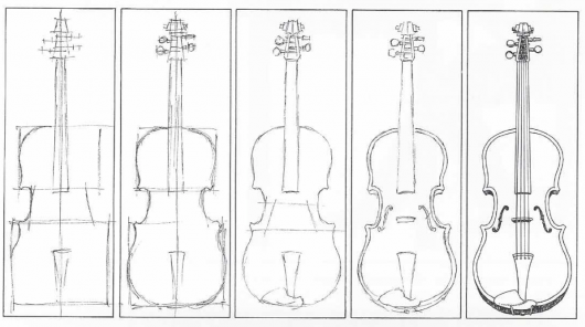 Музыкальные инструменты контур
