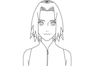 Рисунки Сакуры из Наруто легко