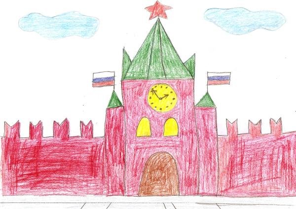 Москва детский рисунок