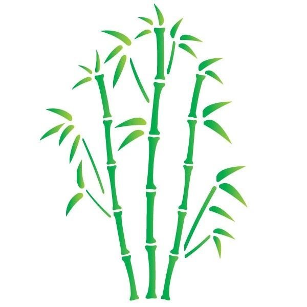 Бамбук карандашом