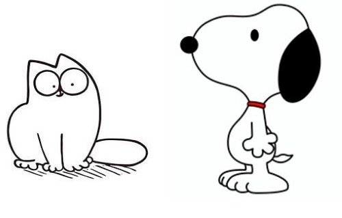 Снупи картинки для срисовки