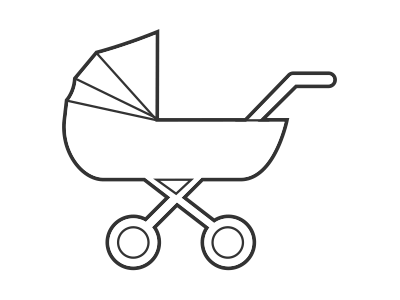 Коляска для вырезания