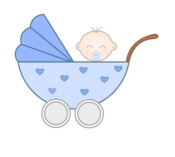 Детская коляска рисунок