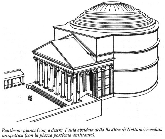 Греческий храм Парфенон рисунок